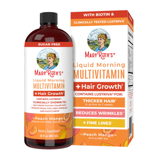 Multivitamínico Matutino + Crecimiento del Cabello (30 oz), Mary Ruth´s