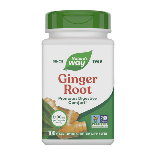 Raíz de Jengibre (100 veg caps), Nature's Way