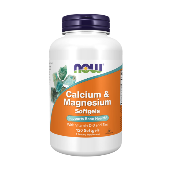 Calcio y Magnesio con Vitamina D3 & Zinc (120 SOFTGEL) / Calcium & Magnesium + D3