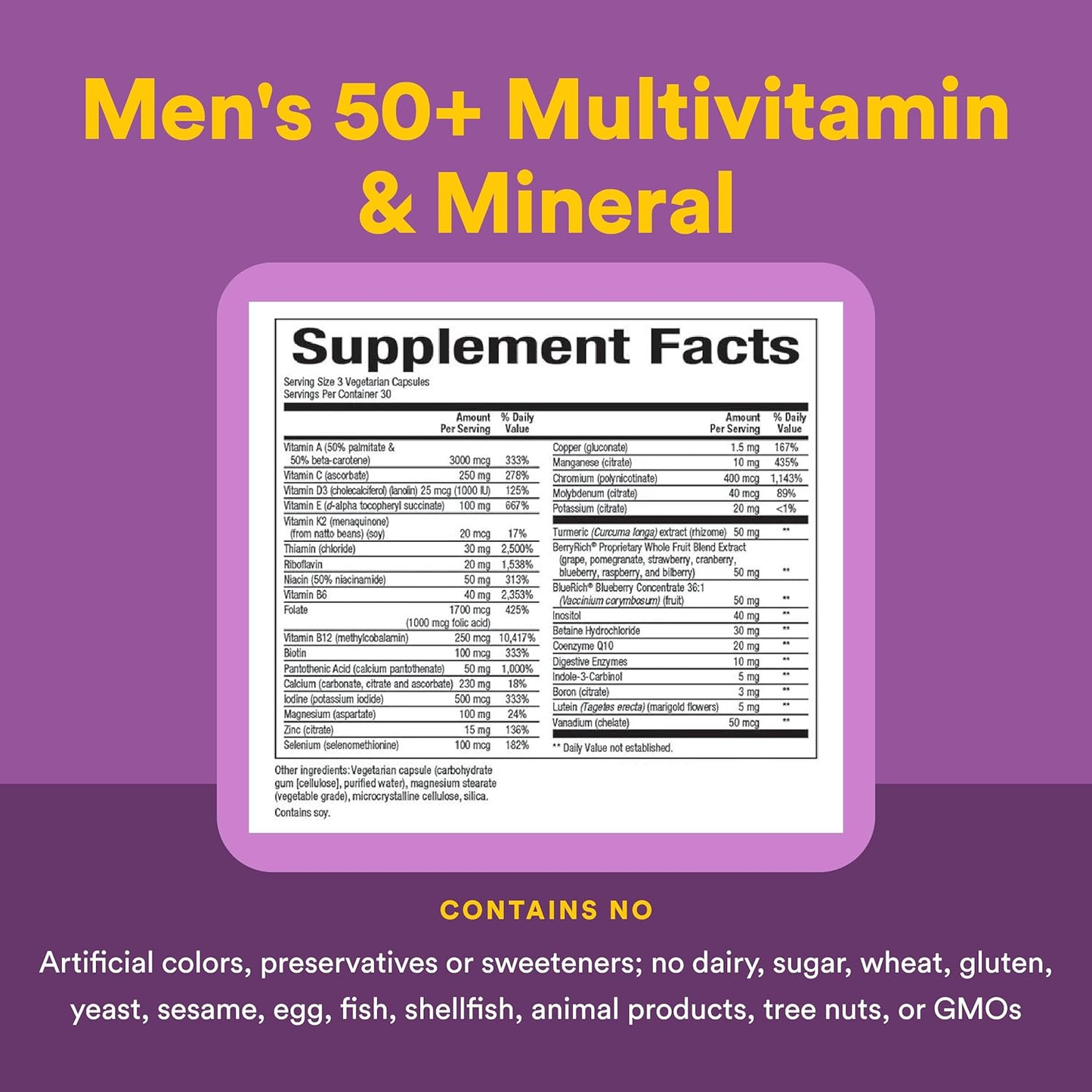 MultiFactors® Mujeres 50+ 90 vcap, Natural Factors