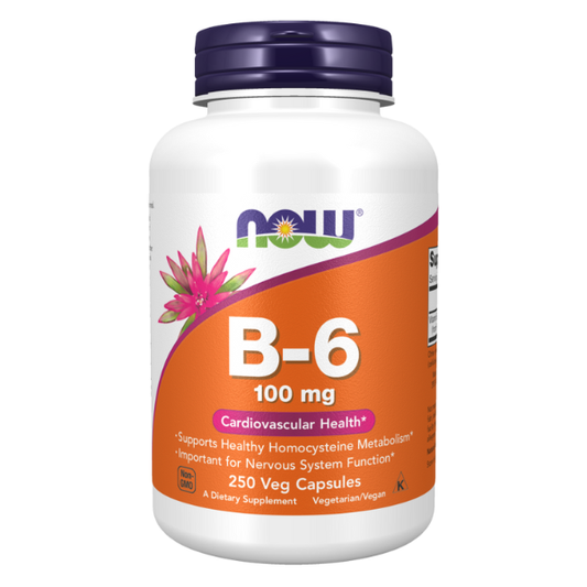 Vitamina B-6 100 mg250 Cápsulas