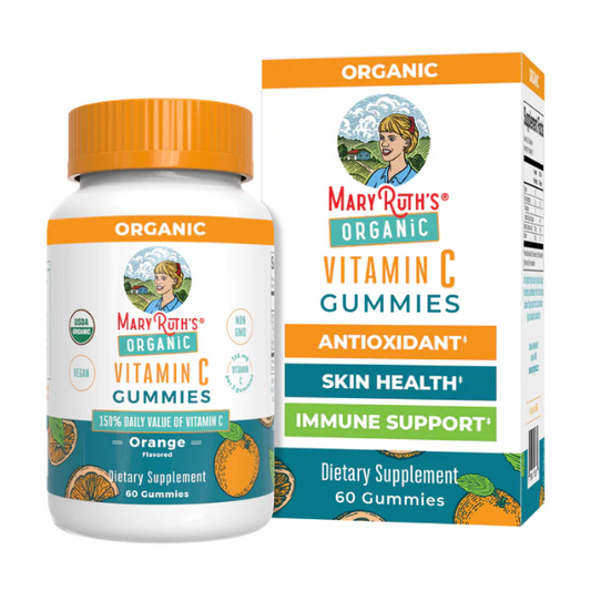Vitamina C en Gomitas Orgánicas, Naranja (60 gomitas), Mary Ruth´s