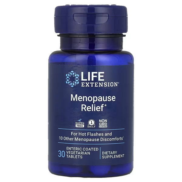 Alivio de la menopausia (30 TABS VEG) , Life Extension
