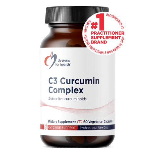 Complejo de Curcumina C3, 400 mg (60 veg caps), Designs for Health