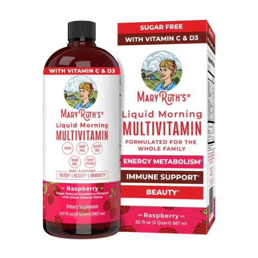 Multivitamínico matutino líquido 946ml / Morning Multivitamin Liquid, Raspberry,(32oz)