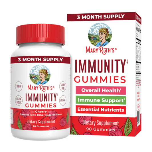 Inmunidad Gomitas, cereza 90gomitas / Immunity Gummies, Cherry, 90 ct