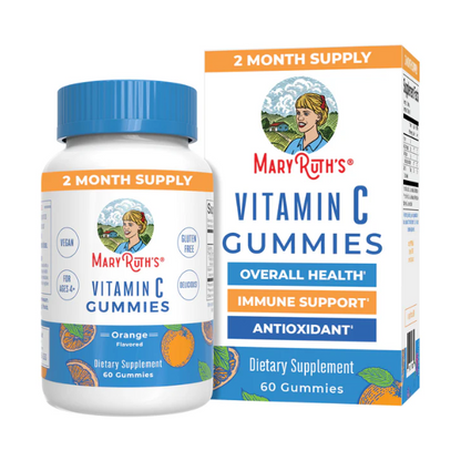 Vitamina C en gomitas (60 gomitas) / Vitamin C Gummies, Cherry Orange & Grape, (60t)