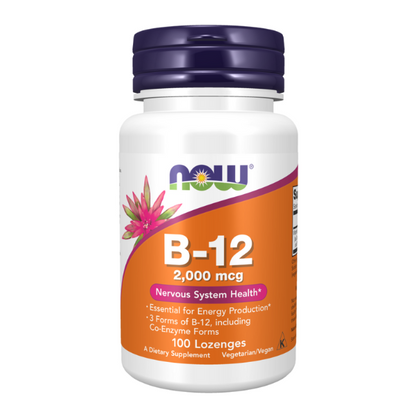 B-12 2000 mcg 100 tabs masticables (100 Pastillas /lozenges)