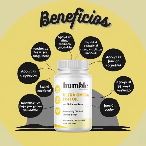 Aceite de pescado Ultra Omega, 625 EPA 244 DHA (60 softgels) / Ultra Omega Fish Oil