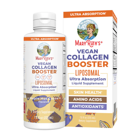Liposomal potenciador de colágeno vegano 225ml / Collagen Booster Liposomal, Maple Hot Cocoa, 7.6 oz