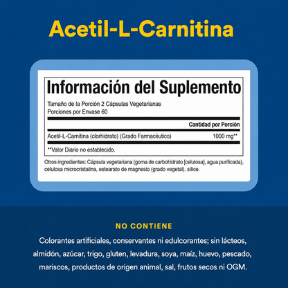 L-Carnitina 500 mg 60 vcap, Natural Factors