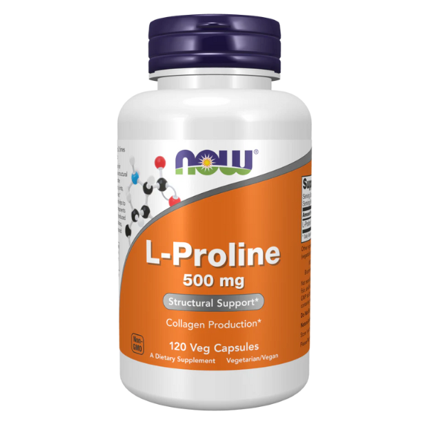 L-Prolina 500 mg (120 veg caps)