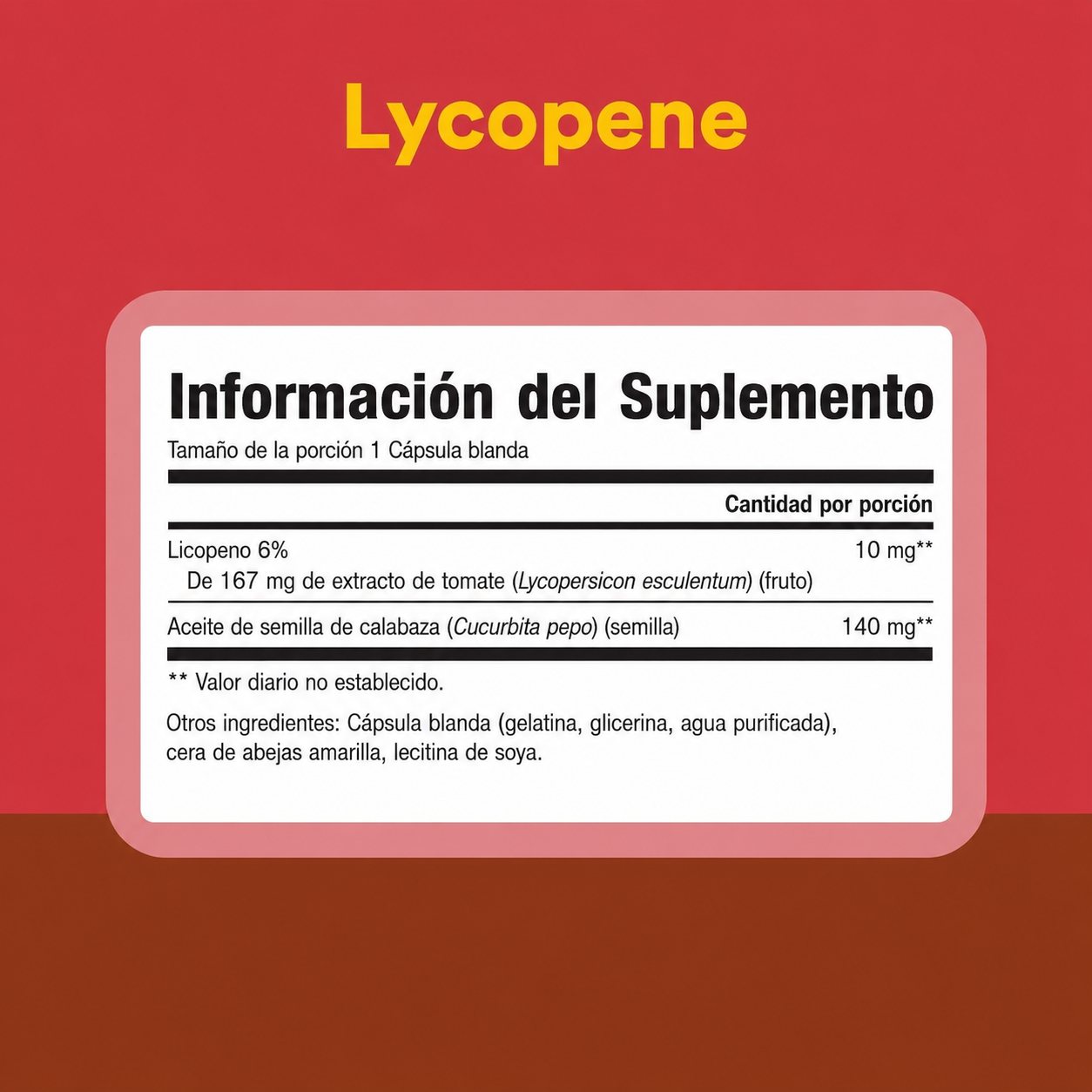 Licopeno 10 mg 60 sg, Natural Factors