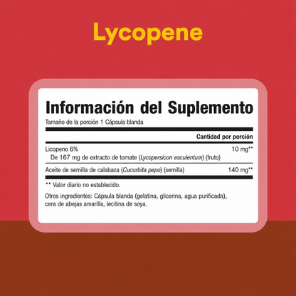 Licopeno 10 mg 60 sg, Natural Factors