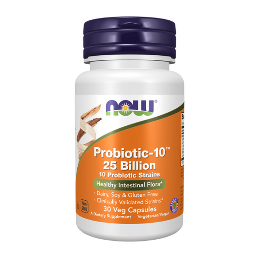 Probióticos 10-25 Billones (30 VegCaps) / Probiotic-10 strains 25 Billion