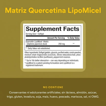Quercetina LipoMicel Matrix 30 sg, Natural Factors