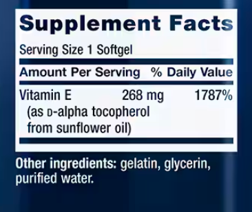 CC Super Vitamina E 268 mg (400 UI) (90 softgels), Life Extension