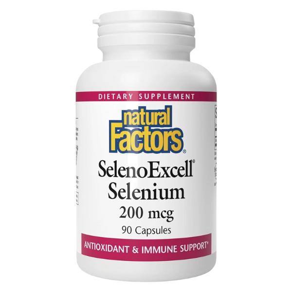 SelenoExcell® Selenio 200 mcg 90 cap, Natural Factors