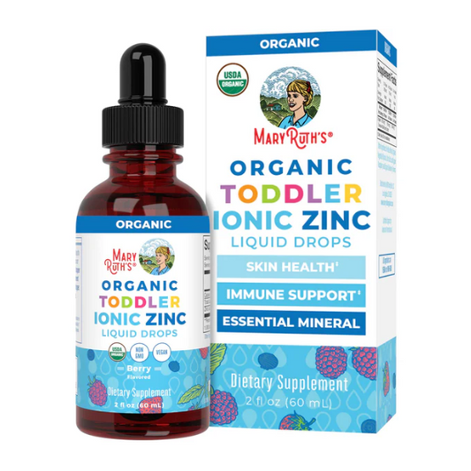Zinc iónico orgánico liquido para niños pequeños (60ml) / Toddler Zinc Drops, Unflavored, Org, (2oz)