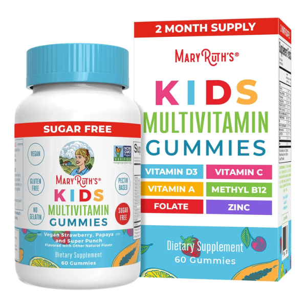 Multivitaminico para niños en gomitas / Kids Multivitamin Gummies, Strawberry Papaya & Super Punch, 60 ct