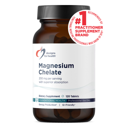 Quelato de Magnesio (120 tabs), Designs for Health