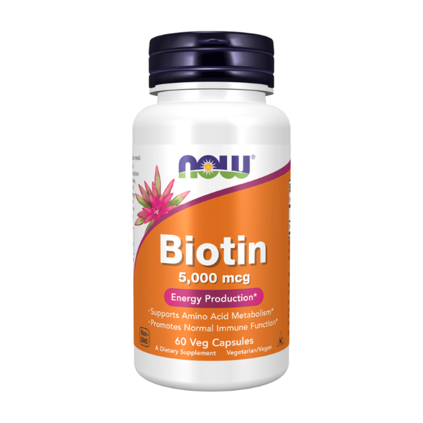 Biotina 5000 mcg (60 Veg Caps) / Biotin 5,000 mcg