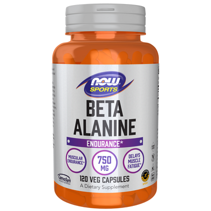 Beta-Alanina 750 mg (120 Veg Caps) /Beta-Alanine 750 mg