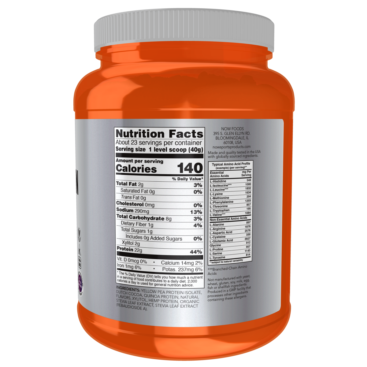 Complejo de Proteínas Vegetales, Chocolate Moca en Polvo 907gr (2 LB) /Plant Protein Complex, Chocolate Mocha