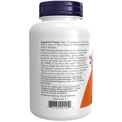 MSM 1800mg en Polvo  (8 oz) / MSM Powder