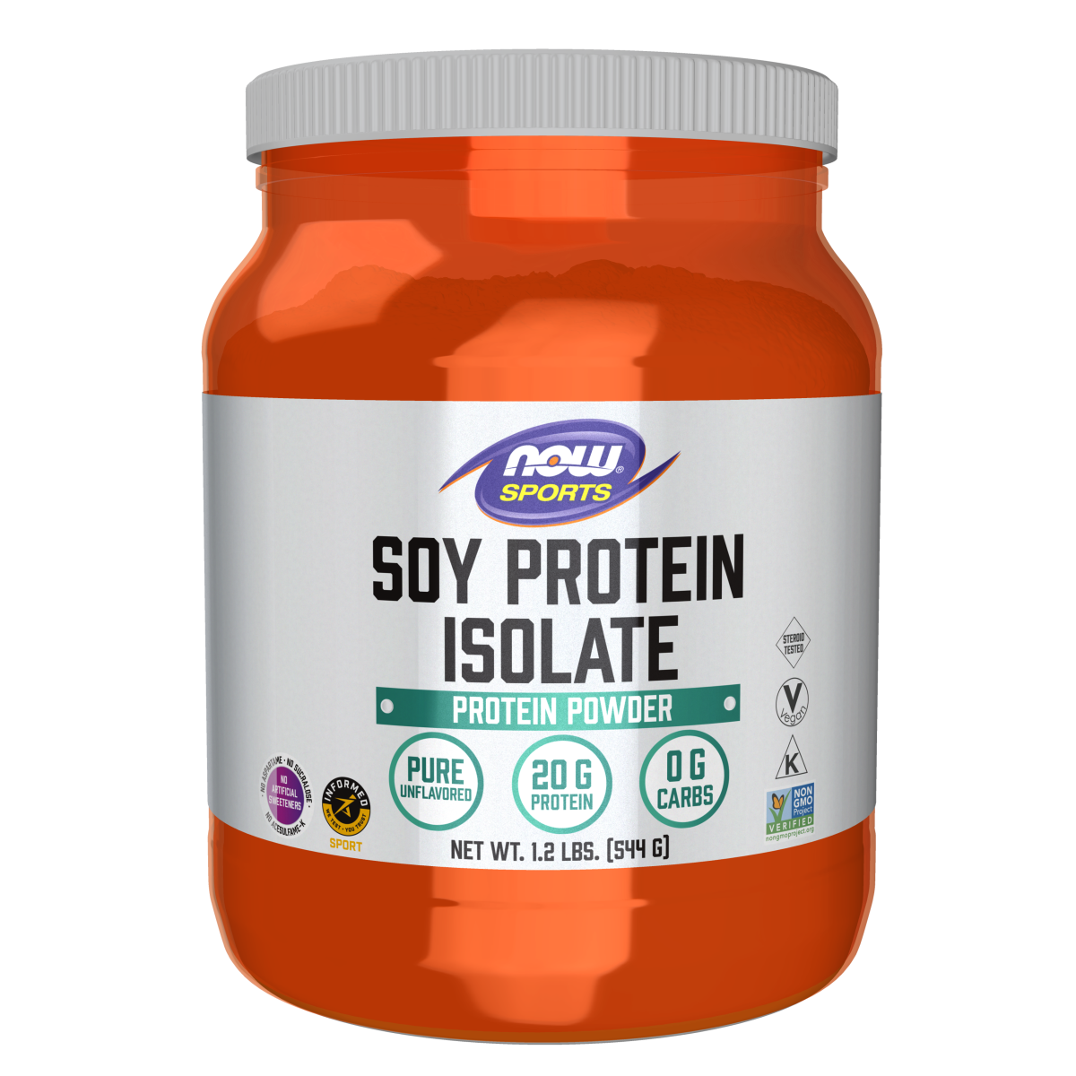 Aislado de proteína de soya 544grs (1.2 lbs) / Soy Protein Isolate