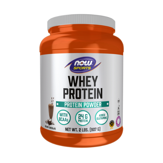 Proteina de Whey, Sabor Chocolate (2 lb/907 g)