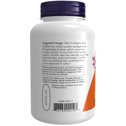 Lecithin 1200 mg (100 Softgels)/ Lecitina 1200 mg