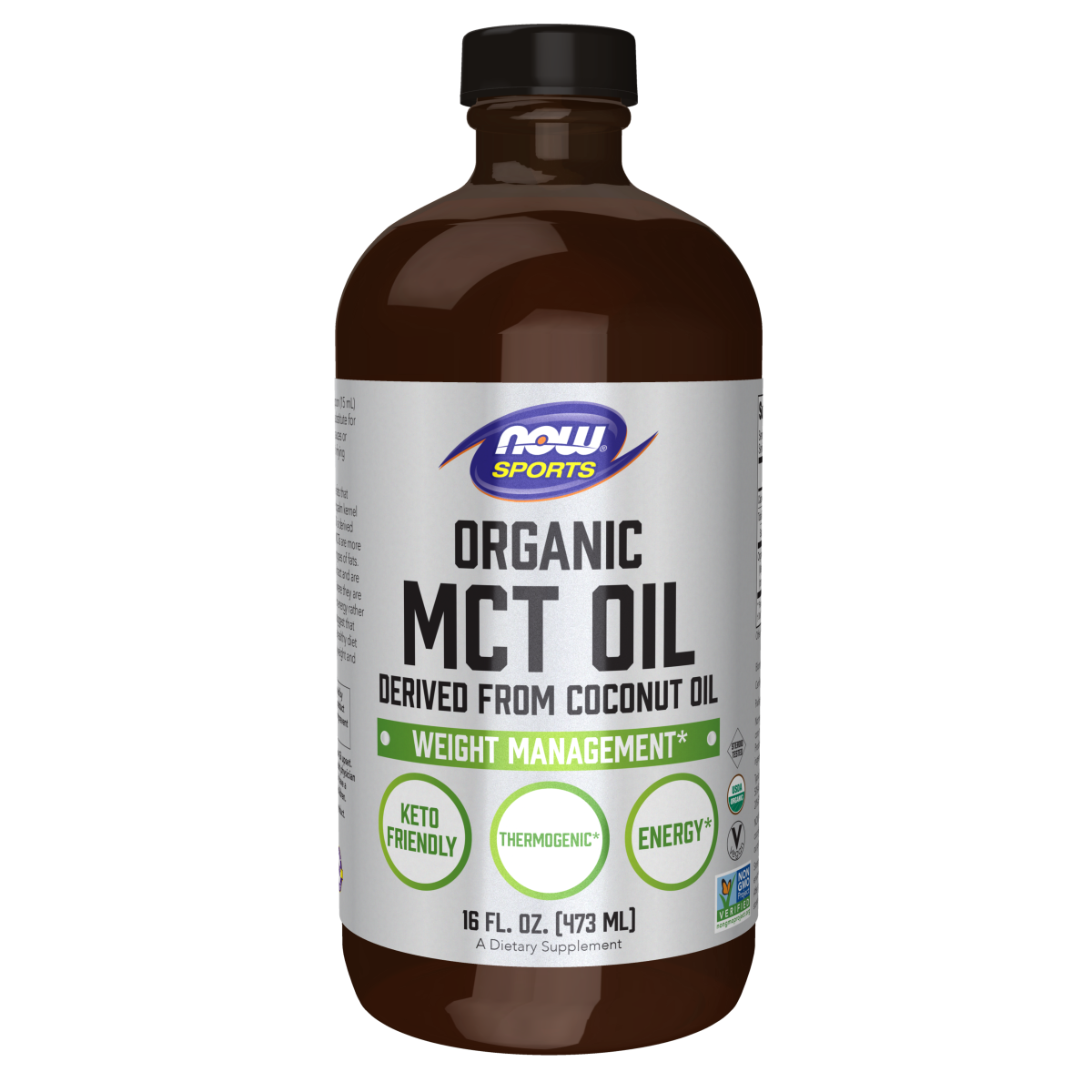 Aceite MCT orgánico 473ml (16 fl oz) / MCT Oil Organic