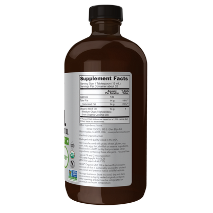 Aceite MCT orgánico 473ml (16 fl oz) / MCT Oil Organic