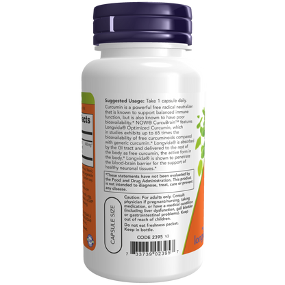 CurcuBrain™ 400 mg (50 Veg Caps)