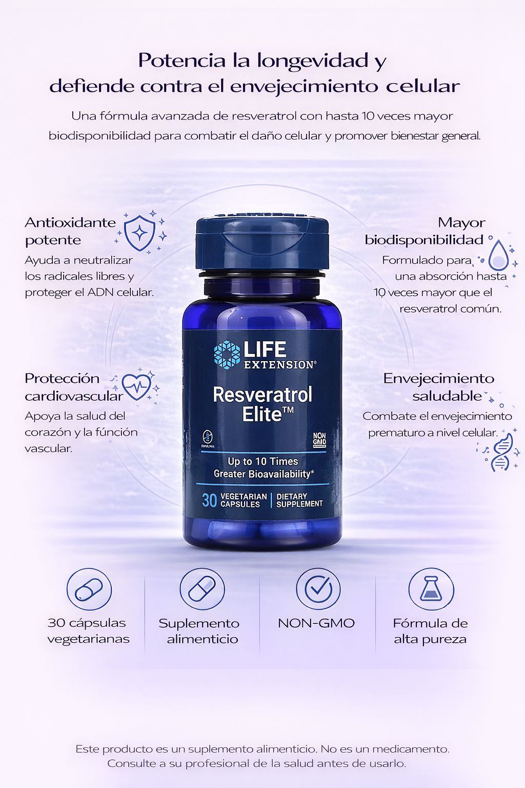 Resveratrol Élite™ (30 vcaps)