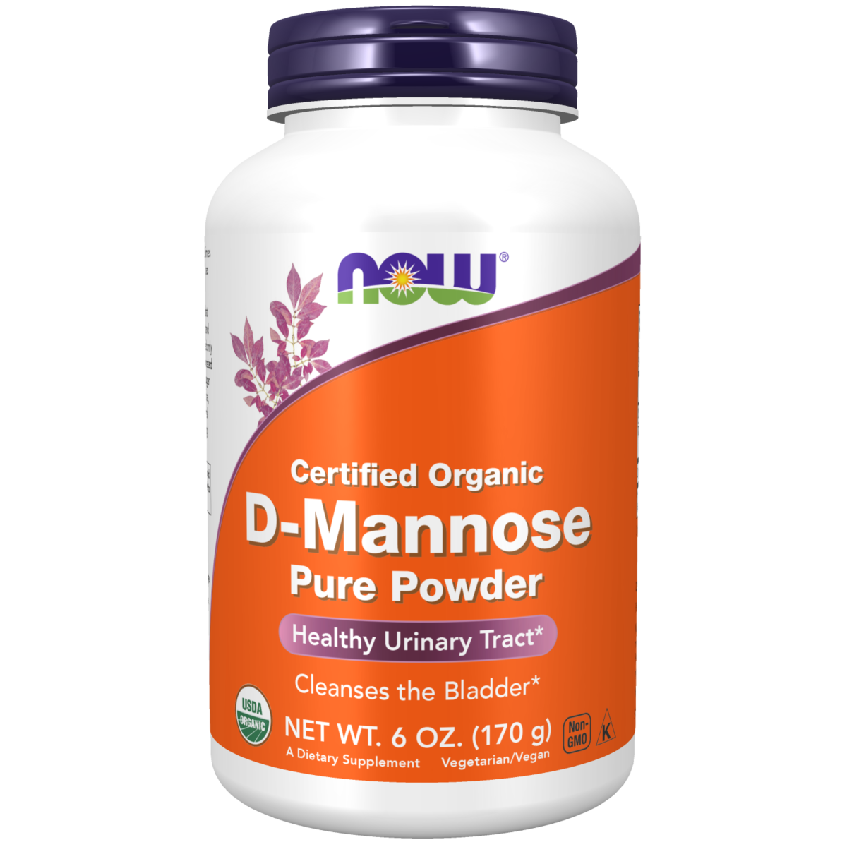 D-Manosa, Polvo Orgánico y Puro (6 oz)/ D-Mannose, Organic & Pure Powder
