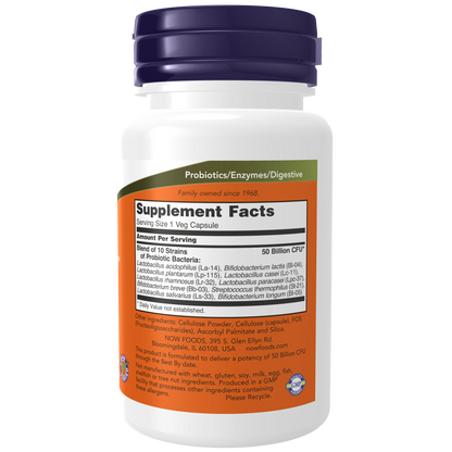 Probiótico 10 50  Billon( 50 Veg Caps)