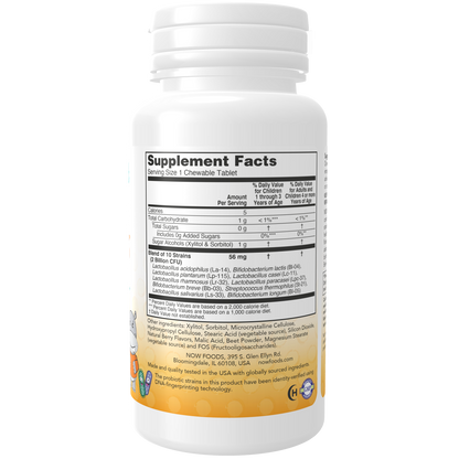 CC BerryDophilus™ Probiótico 10 2 billiones para Niños (60 masticables)