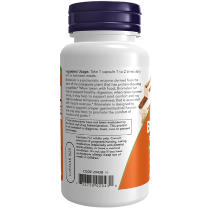 Bromelina 500 mg (60 Veg Caps)/ Bromelain 500 mg Veg Capsules