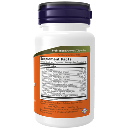 Enzymas Digestivas Espectro Completo / Optimal Digestive System  (90 Veg Capsules)