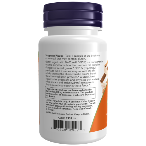 Gluten Digest  Enzymes (60 Veg Capsules)