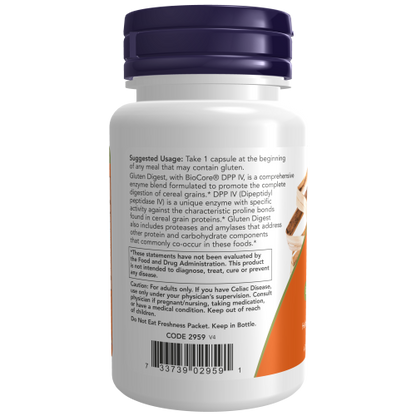 Gluten Digest  Enzymes (60 Veg Capsules)