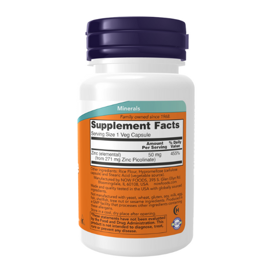 Zinc Picolinate 50 mg (60 Vegcaps)
