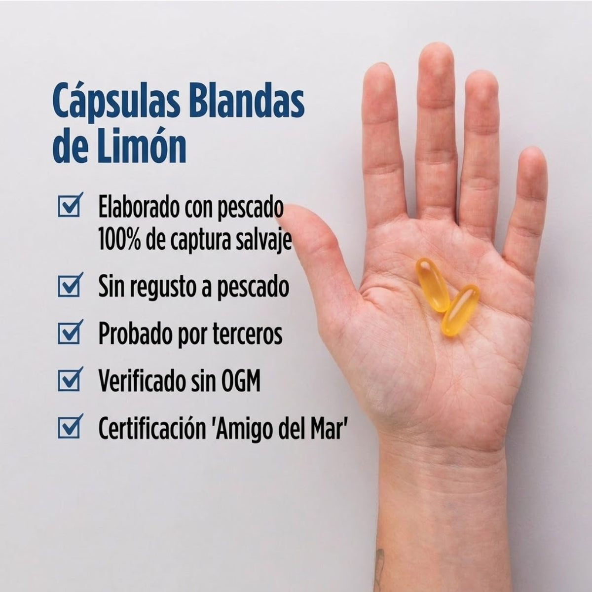 Daily Omega Kids - Omega-3 para Niños - Fruta - 30 Cápsulas Blandas