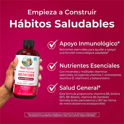 Multivitamínico Matutino (15.22 fl oz/450ml), Mary Ruth´s