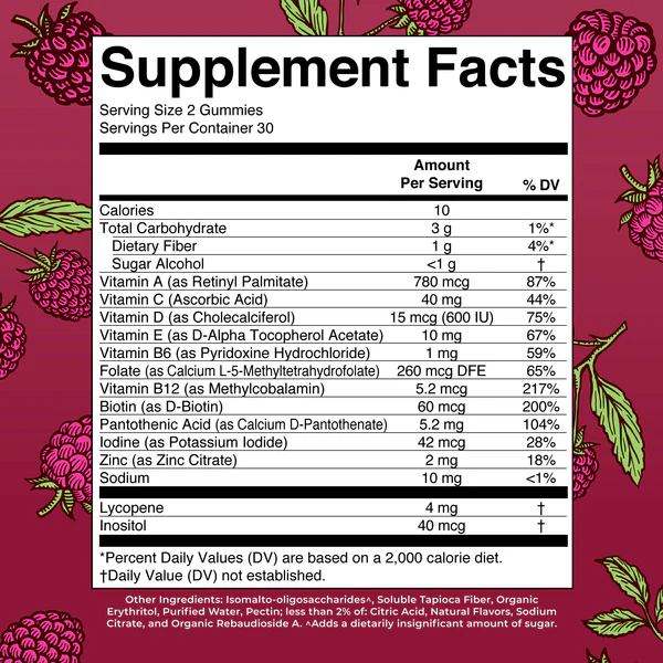 Gomitas multivitamínicas para hombres mayores de 40 años / Men’s 40+ Multivitamin Gummies