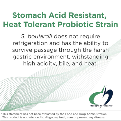 Probiótico FloraMyces™ (60 veg caps), Designs for Health