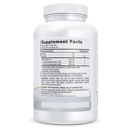 ProEPA™ EPA 850 mg DHA 250 mg (180 softgels), Nordic Naturals