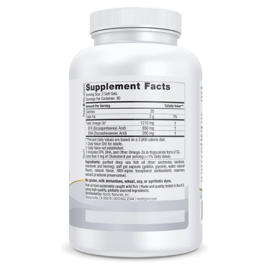 ProEPA™ EPA 850 mg DHA 250 mg (180 softgels), Nordic Naturals